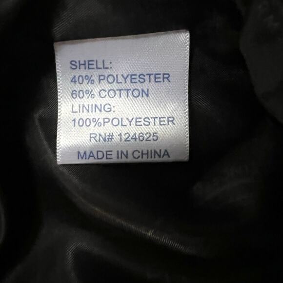 Murphy & Hartelius Pilot Coat 42R Black Zip-In Liner Thinsulate - Picture 10 of 11